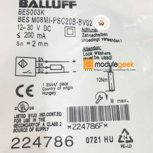 1PCS BALLUFF BESM08MI-PSC20B-BV02 POWER SUPPLY MODULE NEW 100% Best price and quality assurance