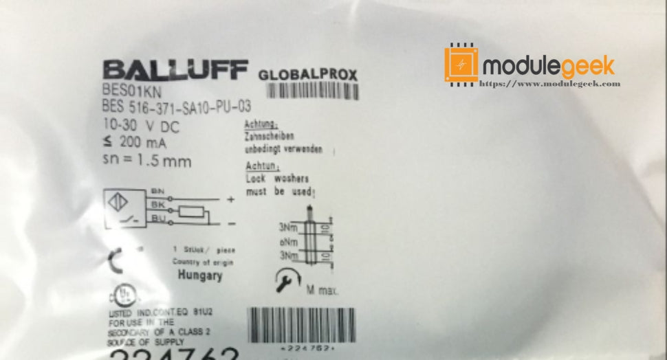 1PCS BALLUFF BES 516-371-SA10-PU-03 POWER SUPPLY MODULE NEW 100% Best price and quality assurance