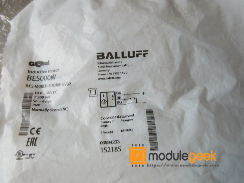 1PCS BALLUFF BES M08ED-POC40F-BV02 POWER SUPPLY MODULE NEW 100% Best price and quality assurance