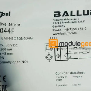 1PCS BALLUFF BES M18MI-NSC50B-S04G POWER SUPPLY MODULE NEW 100% Best price and quality assurance