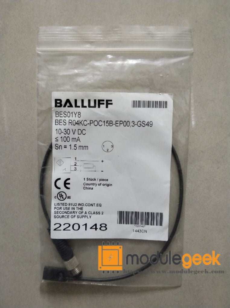 1PCS BALLUFF BES R04KC-POC15B-EP00,3-GS49 POWER SUPPLY MODULE NEW 100% Best price and quality assurance