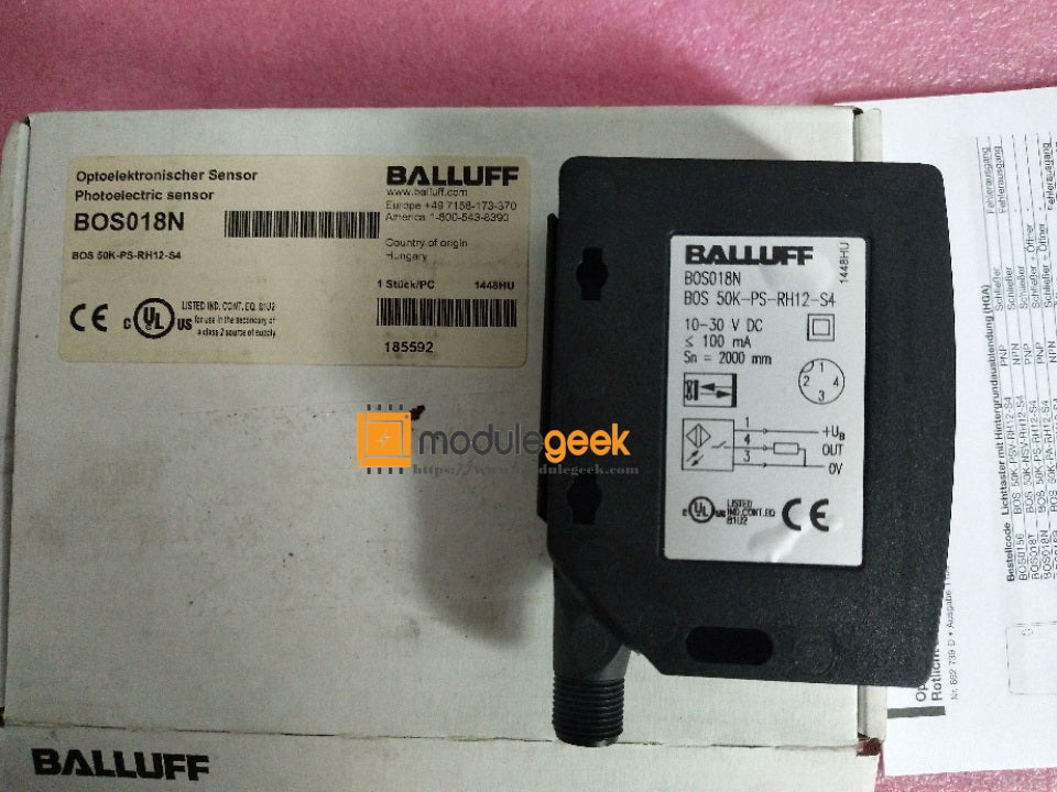 1PCS BALLUFF BOS 50K-PS-RH12-S4 BOS018N POWER SUPPLY MODULE NEW 100% Best price and quality assurance