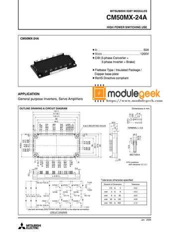1PCS MITSUBISHI CM50MX-24A POWER SUPPLY MODULE  NEW 100%  Best price and quality assurance