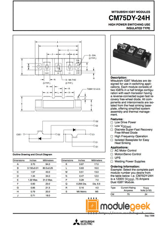 1PCS MITSUBISHI CM75DY-24H POWER SUPPLY MODULE NEW 100% Best price and quality assurance