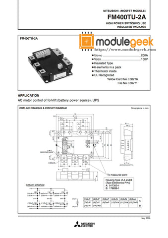1PCS MITSUBISHI FM400TU-2A POWER SUPPLY MODULE  NEW 100%  Best price and quality assurance