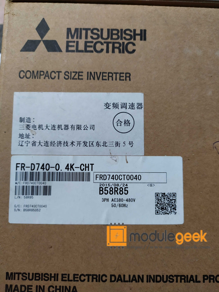 1PCS MITSUBISHI FR-D740-0.4K-CHT POWER SUPPLY MODULE NEW 100%  Best price and quality assurance