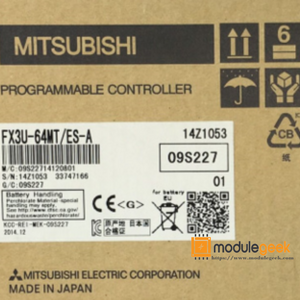1PCS  MITSUBISHI FX3U-64MT/ES-A POWER SUPPLY MODULE  NEW 100%  Best price and quality assurance