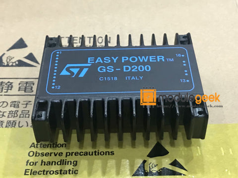 1PCS ST GS-D200 POWER SUPPLY MODULE  NEW 100% Best price and quality assurance