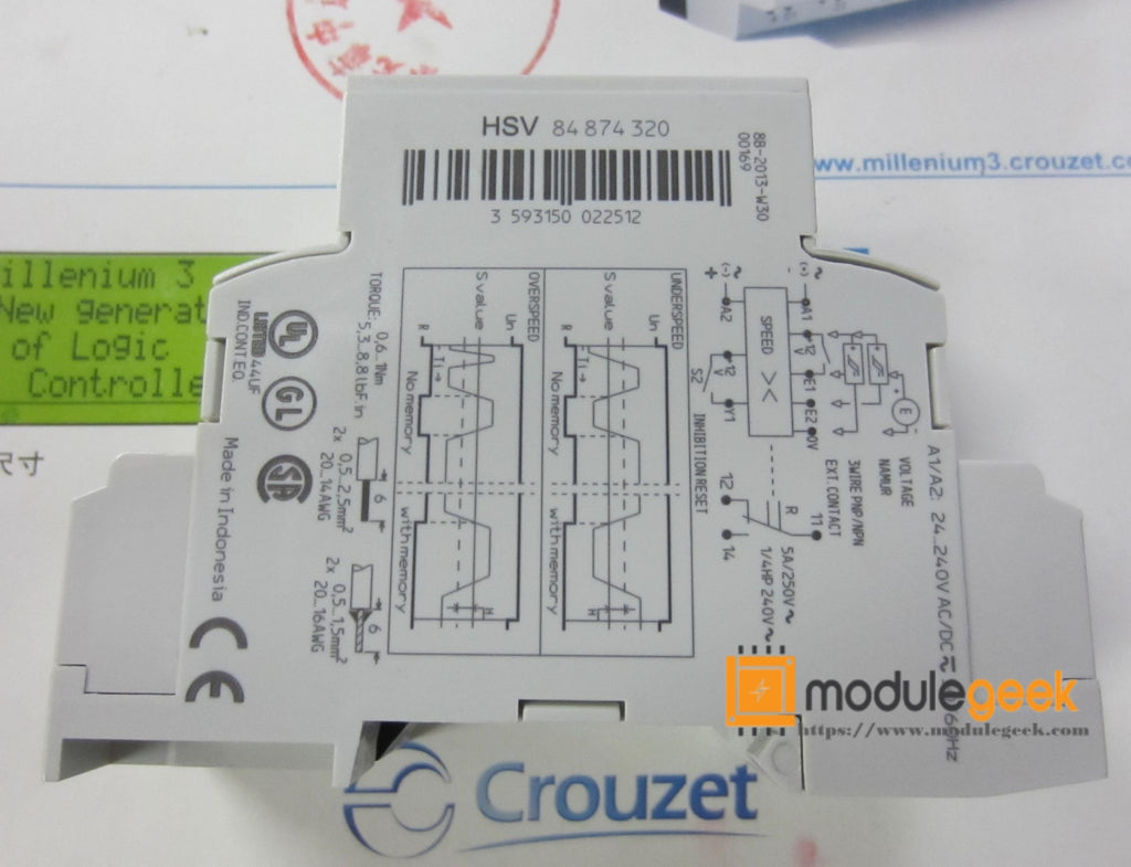 1PCS CROUZET HSV 84874320 POWER SUPPLY MODULE  NEW 100%  Best price and quality assurance