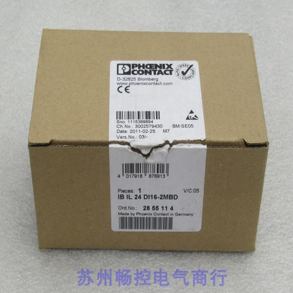 1PCS PHCENIX CONTACT IB IL 24 DI16-2MBD 2855114 POWER SUPPLY MODULE NEW 100% Best price and quality assurance