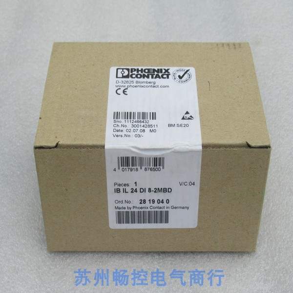 1PCS PHCENIX CONTACT IB IL 24 DI 8-2MBD 2819040 POWER SUPPLY MODULE NEW 100% Best price and quality assurance