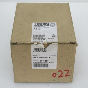 1PCS PHCENIX CONTACT IBS IL 24 BK RB-LK 2740300 POWER SUPPLY MODULE NEW 100% Best price and quality assurance