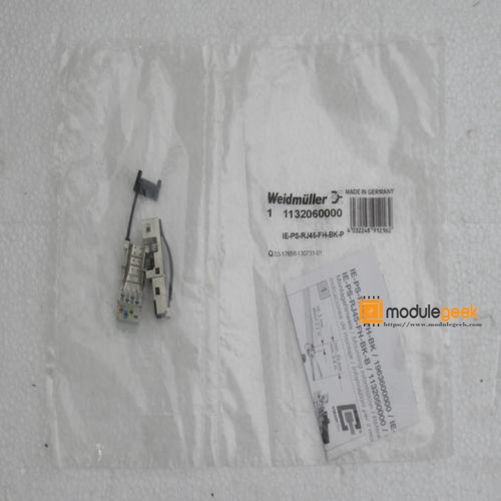 1PCS WEIDMULLER IE-PS-RJ45-FH-BK-P 1132060000 POWER SUPPLY MODULE NEW 100% Best price and quality assurance