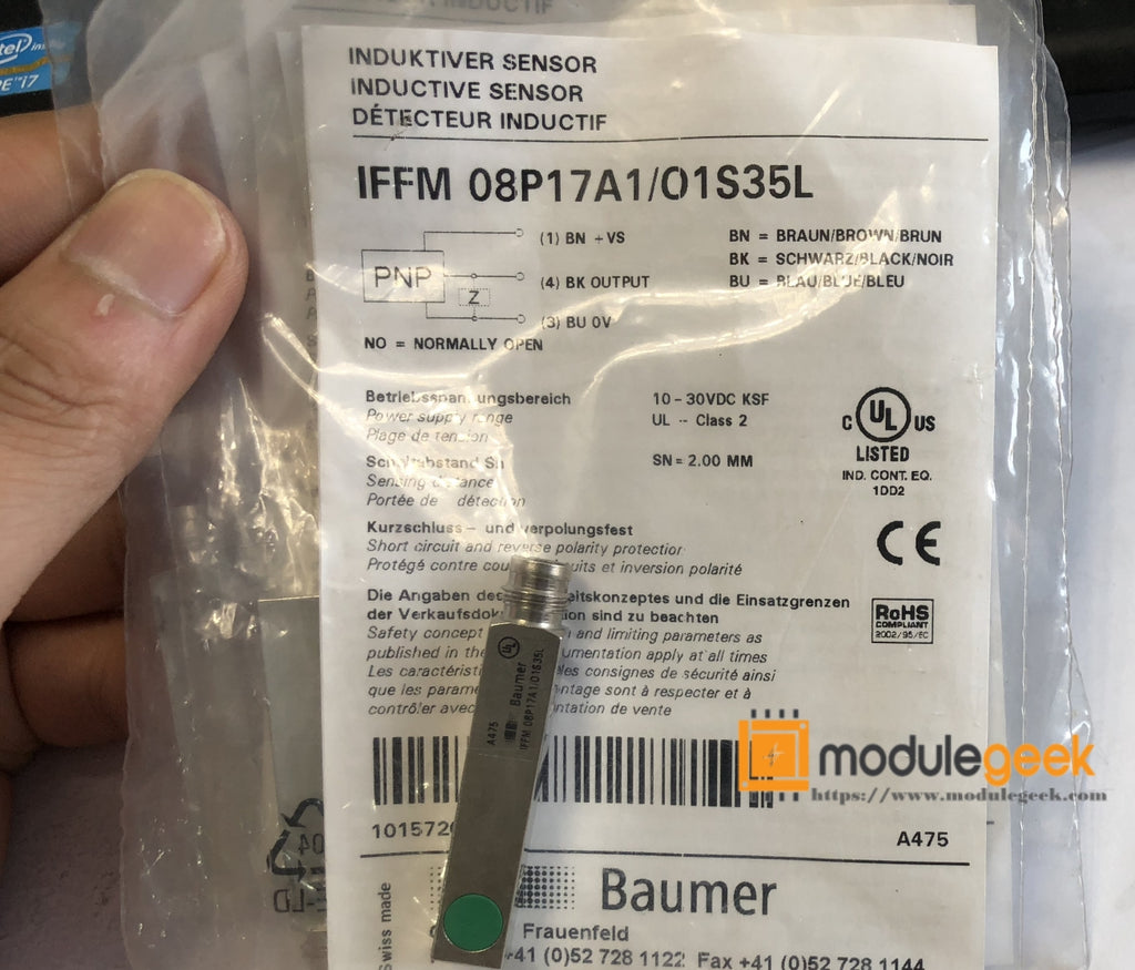 1PCS  BAUMER IFFM 08P17A1/01S35L POWER SUPPLY MODULE  NEW 100%  Best price and quality assurance