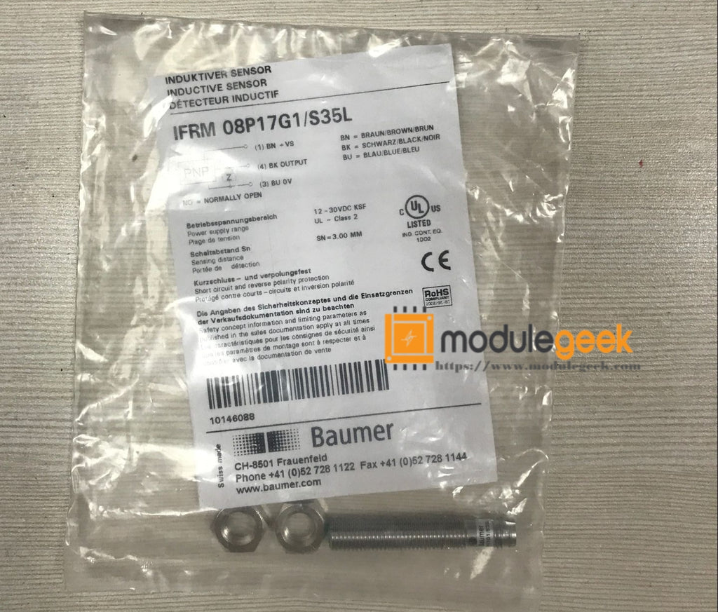 1PCS BAUMER IFRM 08P17G1/S35L POWER SUPPLY MODULE  NEW 100%  Best price and quality assurance