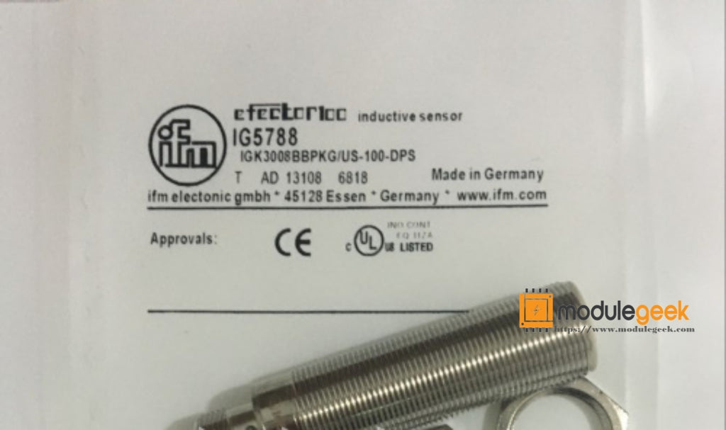 1PCS IFM IG5788 IGK3008BBPKG/US-100-DPS POWER SUPPLY MODULE NEW 100% Best price and quality assurance