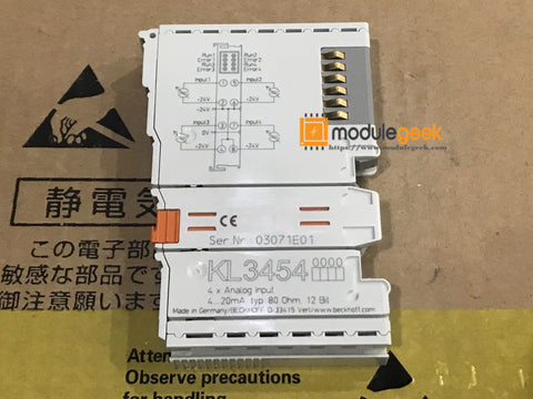 1PCS BECKHOFF KL3454 POWER SUPPLY MODULE  NEW 100%  Best price and quality assurance