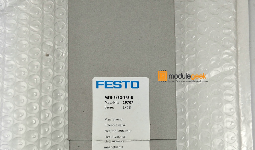 1PCS FESTO MFH-5/3G-3/8-B 19707 POWER SUPPLY MODULE  NEW 100%  Best price and quality assurance