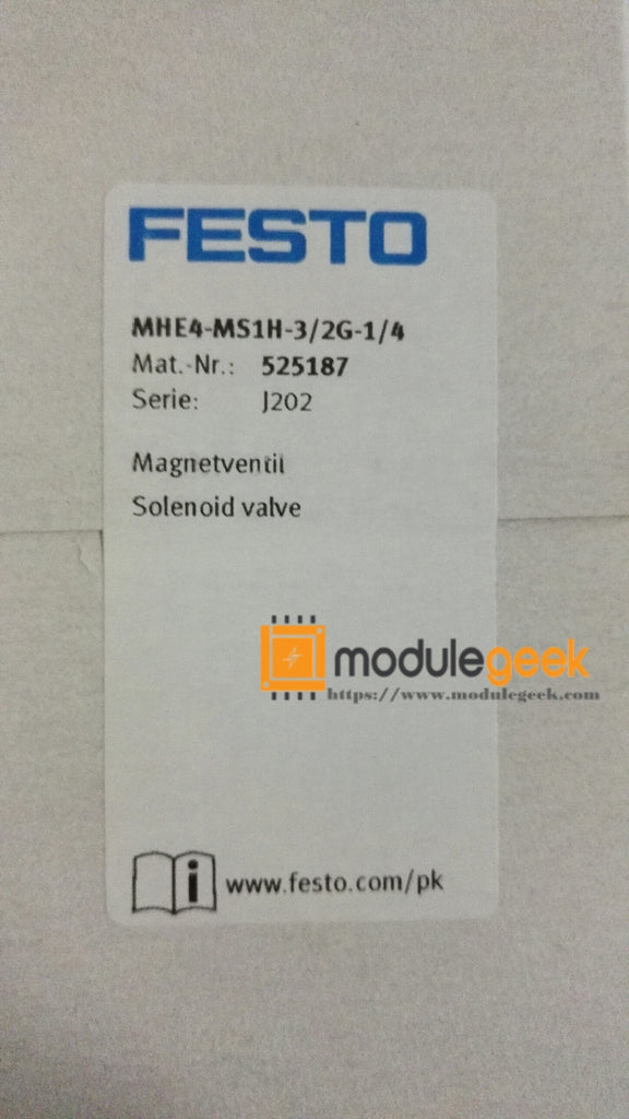 1PCS FESTO MHE4-MS1H-3/2G-1/4 525187 POWER SUPPLY MODULE  NEW 100%  Best price and quality assurance