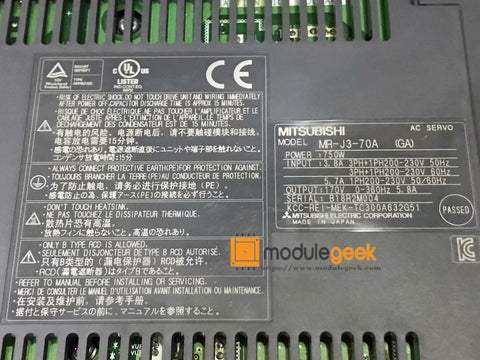 1PCS MITSUBISHI MR-J3-70A POWER SUPPLY MODULE NEW 100%  Best price and quality assurance