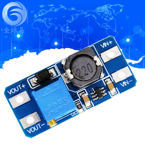 DC-DC boost module 2A boost board input 3V/5V to 5V/9V/12V/24V adjustable MT3608
