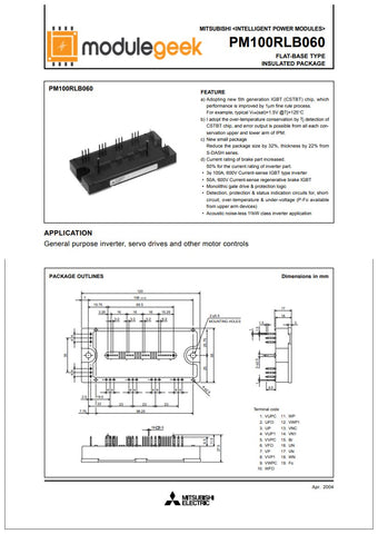 1Pcs Power Supply Module Mitsubishi Pm100Rlb060 New 100% Best Price And Quality Assurance Module