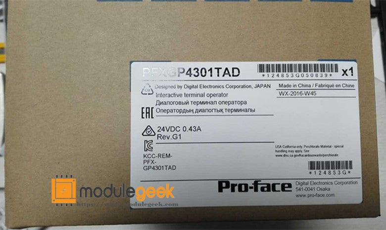 1PCS PRO-FACE PFXGP4301TAD POWER SUPPLY MODULE  NEW 100%  Best price and quality assurance