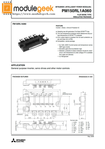 1PCS MITSUBISHI PM150RL1A060 POWER SUPPLY MODULE  NEW 100%  Best price and quality assurance