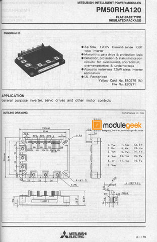 1PCS MITSUBISHI  PM50RHA120 POWER SUPPLY MODULE NEW 100% Best price and quality assurance