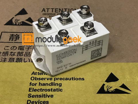 1PCS SEMIKRON SKD62/14 POWER SUPPLY MODULE NEW 100% Best price and quality assurance
