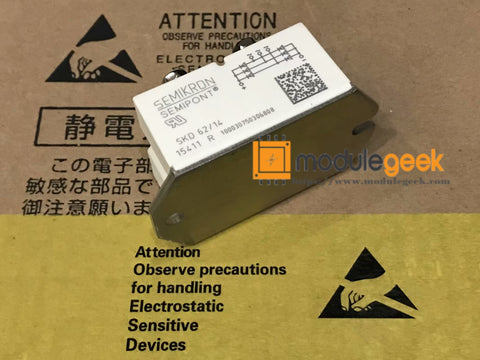 1PCS SEMIKRON SKD62/14 POWER SUPPLY MODULE NEW 100% Best price and quality assurance