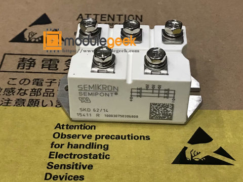 1PCS SEMIKRON SKD62/14 POWER SUPPLY MODULE NEW 100% Best price and quality assurance