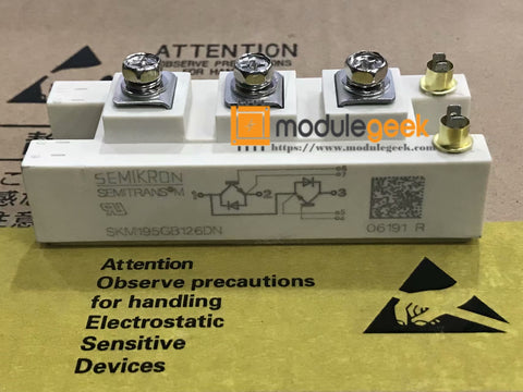 1PCS SEMIKRON SKM195GB126DN POWER SUPPLY MODULE NEW 100% Best price and quality assurance