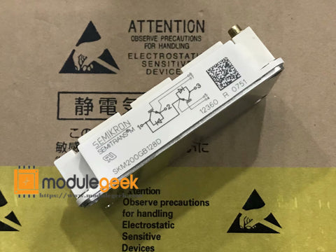 1PCS SEMIKRON SKM200GB128D POWER SUPPLY MODULE NEW 100% Best price and quality assurance