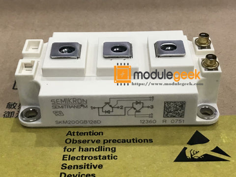 1PCS SEMIKRON SKM200GB128D POWER SUPPLY MODULE NEW 100% Best price and quality assurance
