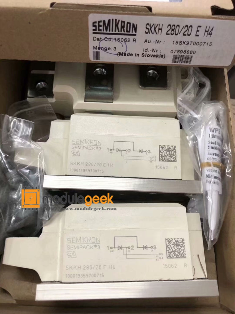 1PCS SEMIKRON SKKH280/20EH4 POWER SUPPLY MODULE SKKH280-20EH4 NEW 100% Best price and quality assurance