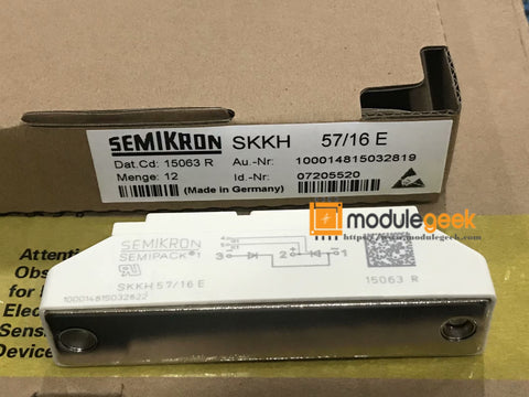 1PCS SEMIKRON SKKH57/16E POWER SUPPLY MODULE SKKH57-16E NEW 100% Best price and quality assurance