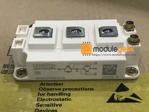 1PCS SEMIKRON SKM200GM12T4 POWER SUPPLY MODULE  NEW 100%  Best price and quality assurance