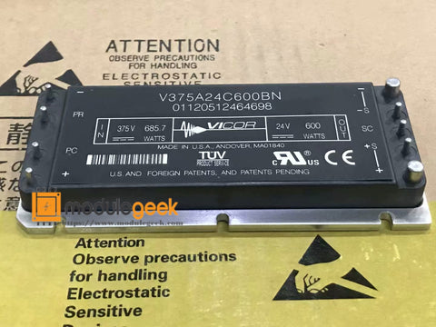 1PCS VICOR V375A24C600BN POWER SUPPLY MODULE  NEW 100%  Best price and quality assurance