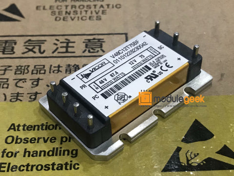 1PCS VICOR V48C12T75BF POWER SUPPLY MODULE  NEW 100%  Best price and quality assurance