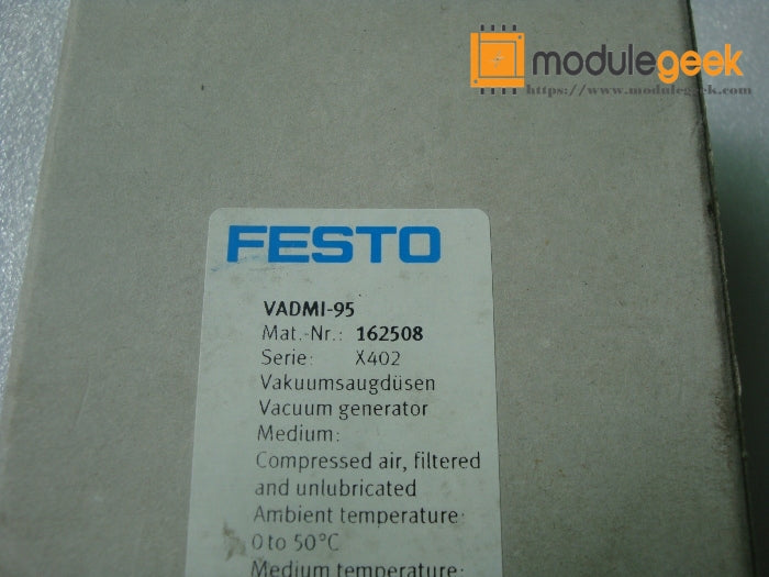 1PCS FESTO VADMI-95 162508 POWER SUPPLY MODULE  NEW 100%  Best price and quality assurance