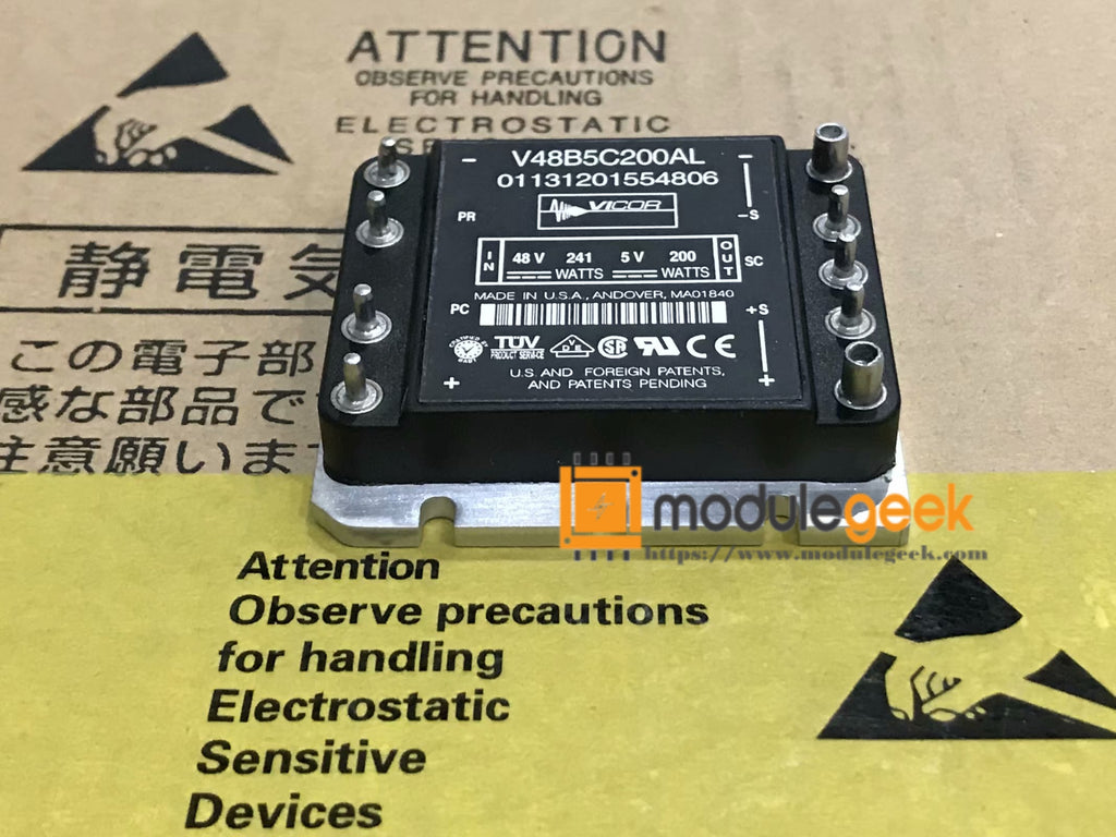 1PCS VICOR V48B5C200AL POWER SUPPLY MODULE NEW 100% Best price and quality assurance