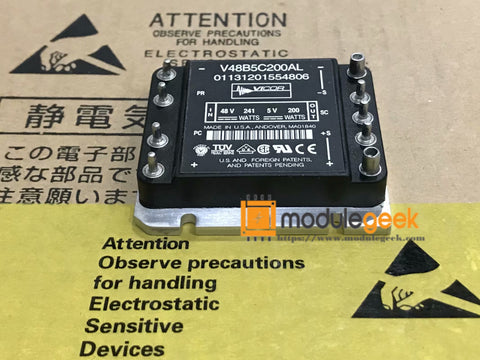 1PCS VICOR V48B5C200AL POWER SUPPLY MODULE NEW 100% Best price and quality assurance