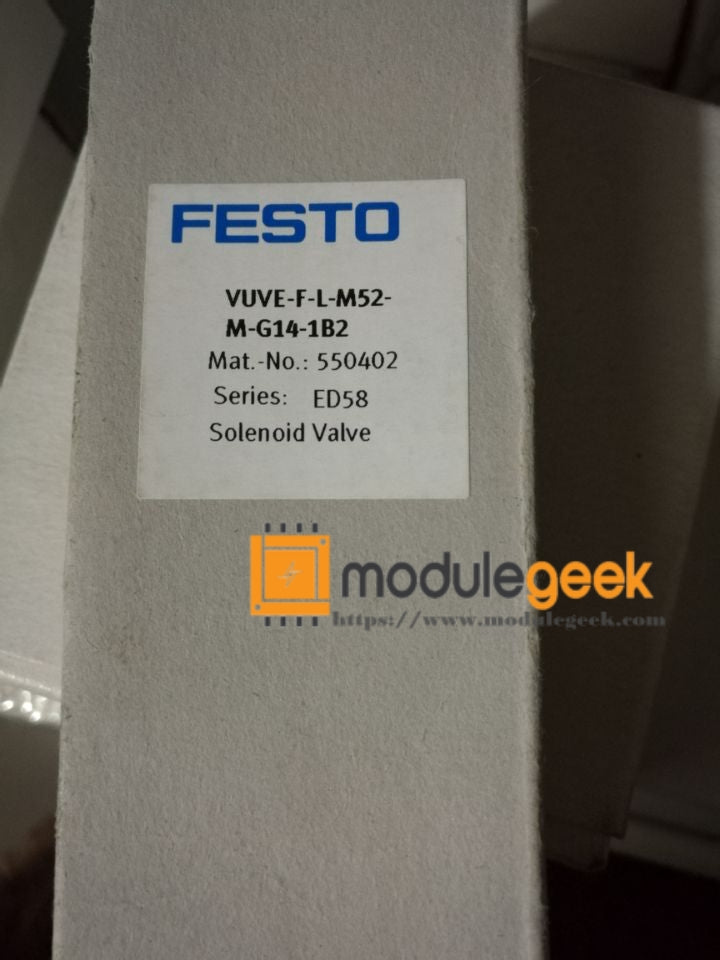 1PCS FESTO VUVE-F-L-M52-M-G14-1B2 550402 POWER SUPPLY MODULE  NEW 100%  Best price and quality assurance