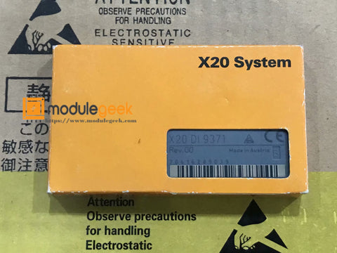 1PCS B&R X20DI9371 POWER SUPPLY MODULE  NEW 100%  Best price and quality assurance